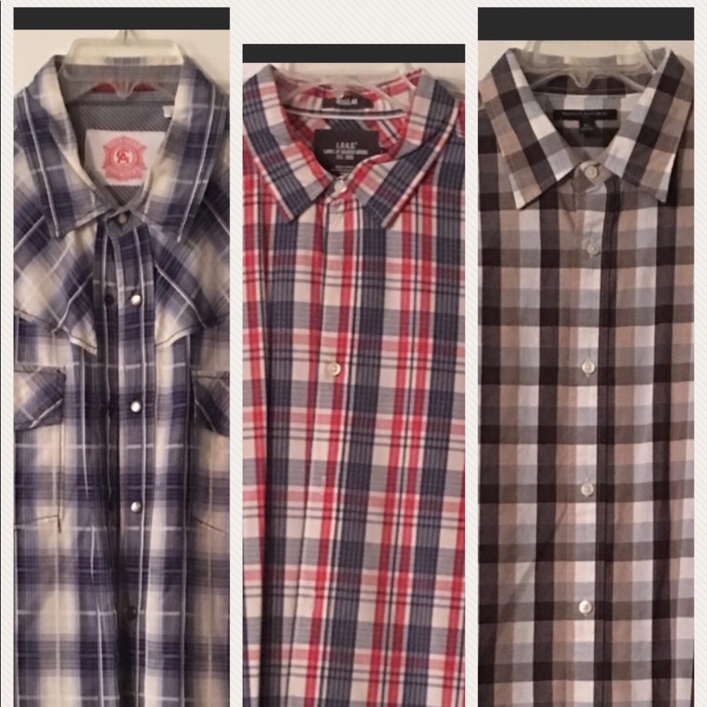 3 Mens Shirts